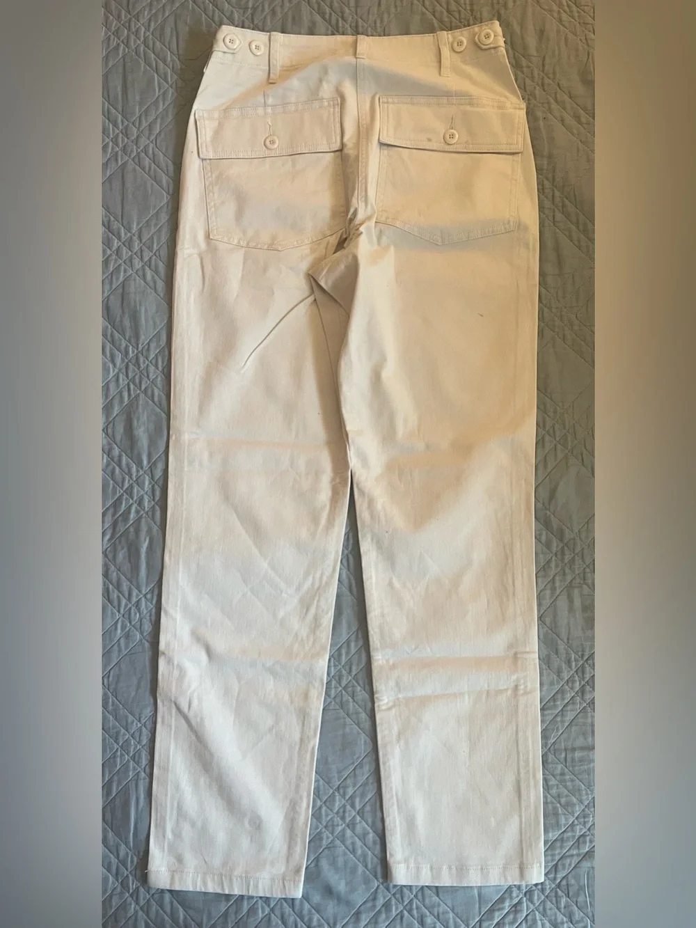 J CREW Tall patch-pocket slim chino pant in Natural Size 8T NWD $98 CS210